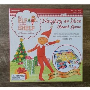 Elf on the Shelf Naughty or Nice Board Game Pressman Christmas Family Kids